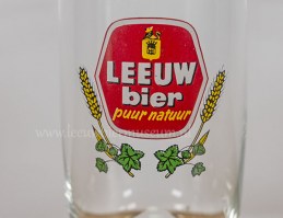Leeuw bier hoog glas 1966 1974 8c